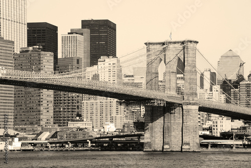 New York City Brooklyn Bridge © rabbit75_fot