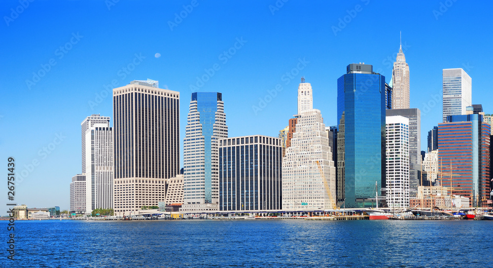 Manhattan skyline panorama