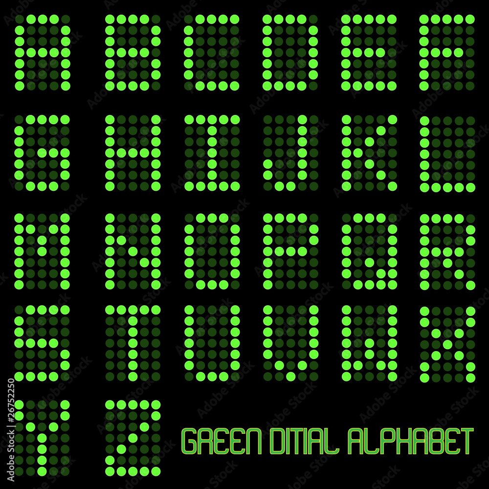 Green Alphabet Green Alphabet