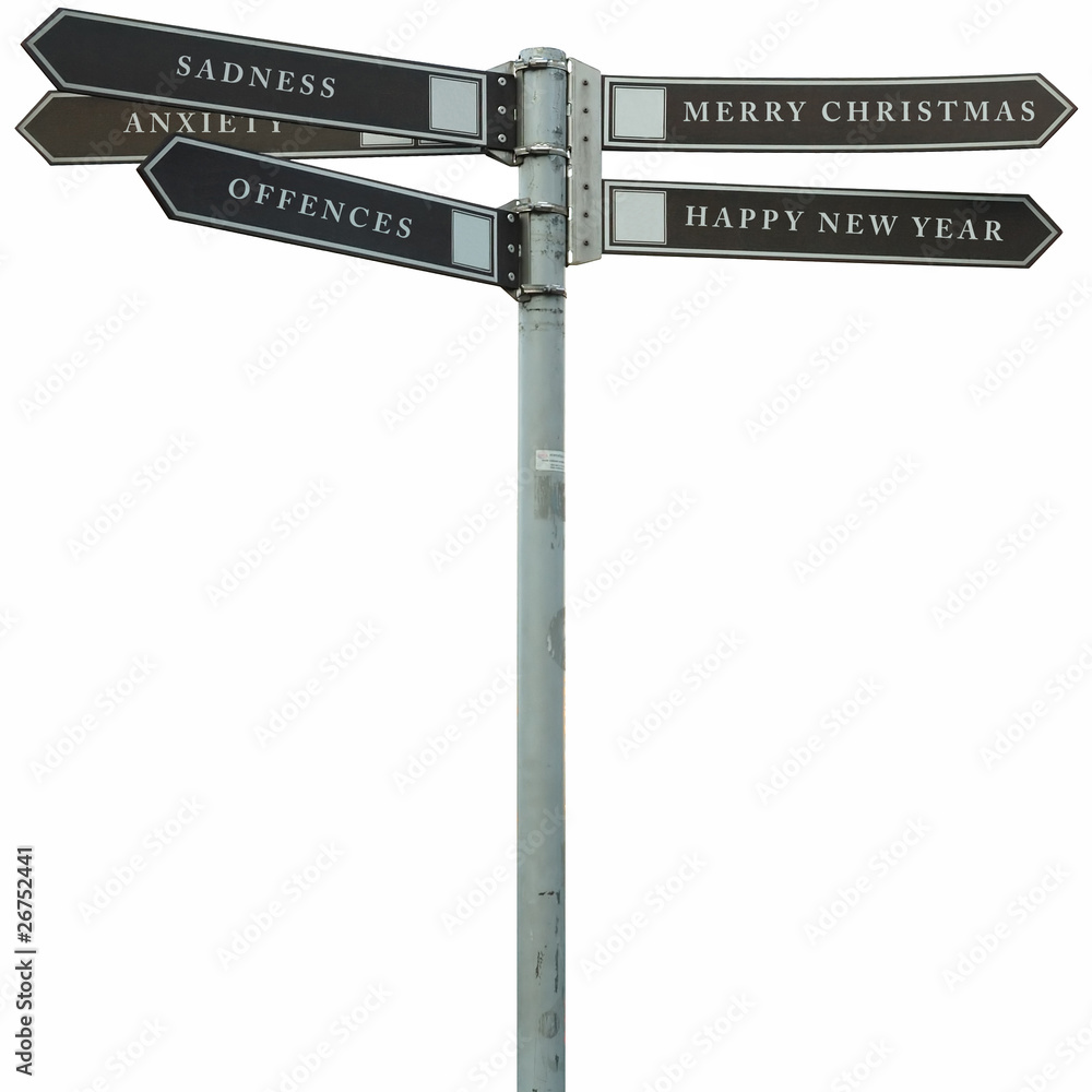 Fototapeta premium pointer of New Year