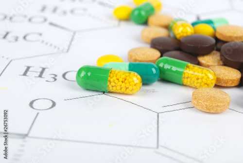 Pills on chemical formula