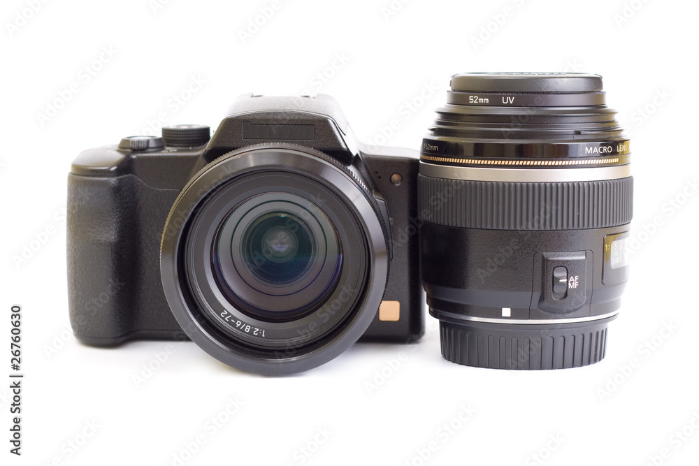 Fototapeta premium Photo gear isolated on white