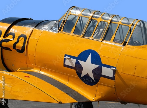 Quadro su tela vintage wwII fighter aircraft