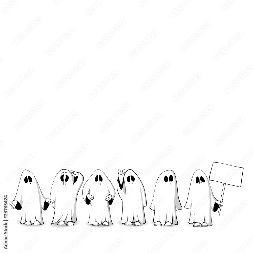 lustige gespenster V Adobe Stock