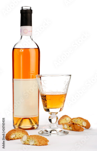 vin santo und cantuccini photo