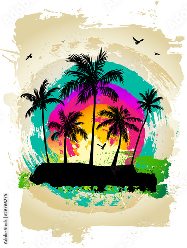 Tropical abstract background