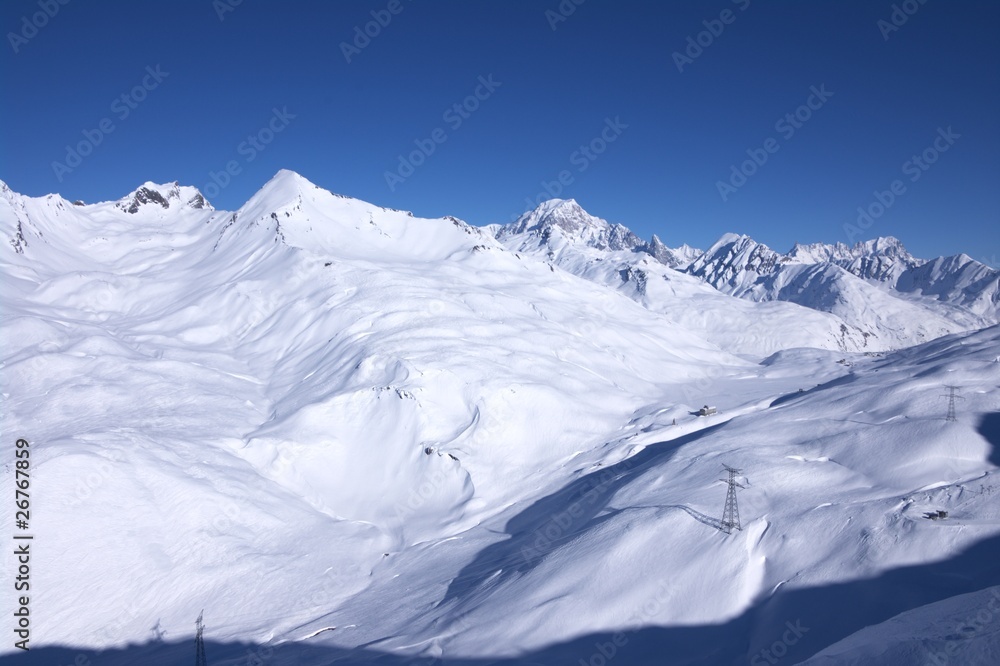 winter mountain landscape