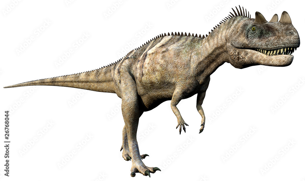 Fototapeta premium ceratosaurus side walk
