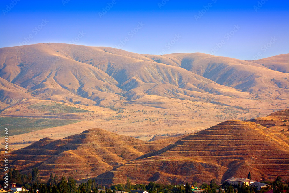 Naklejka premium Mountains in Crimea, Ukraine