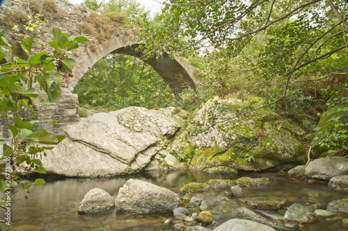 pont et riviere corse (le bevinco)