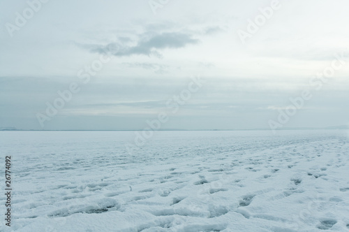 Winterlandschaft in Norddeutschland, Steinhuder Meer © mahey