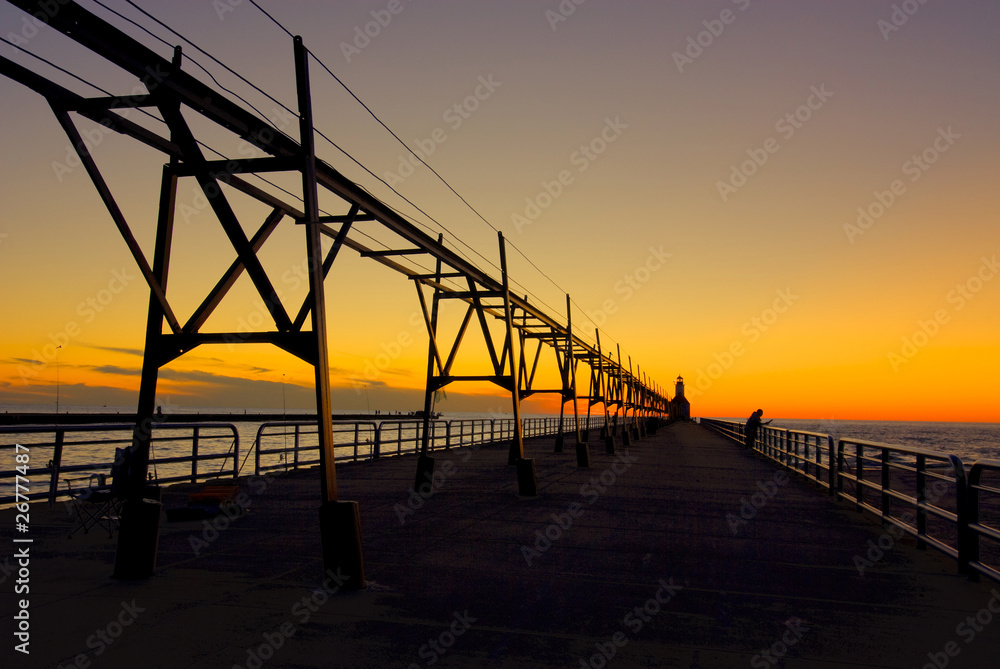 Fototapeta premium Sunset Lighthouse