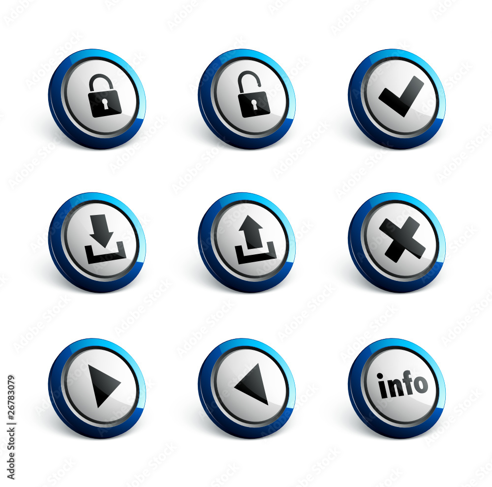 icône bouton internet icône bouton internet