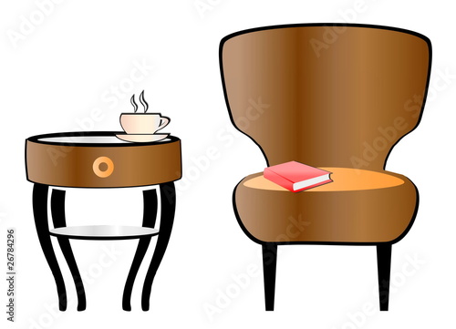 Sessel – Tisch