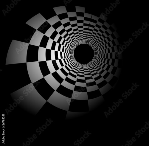 Radial chess background