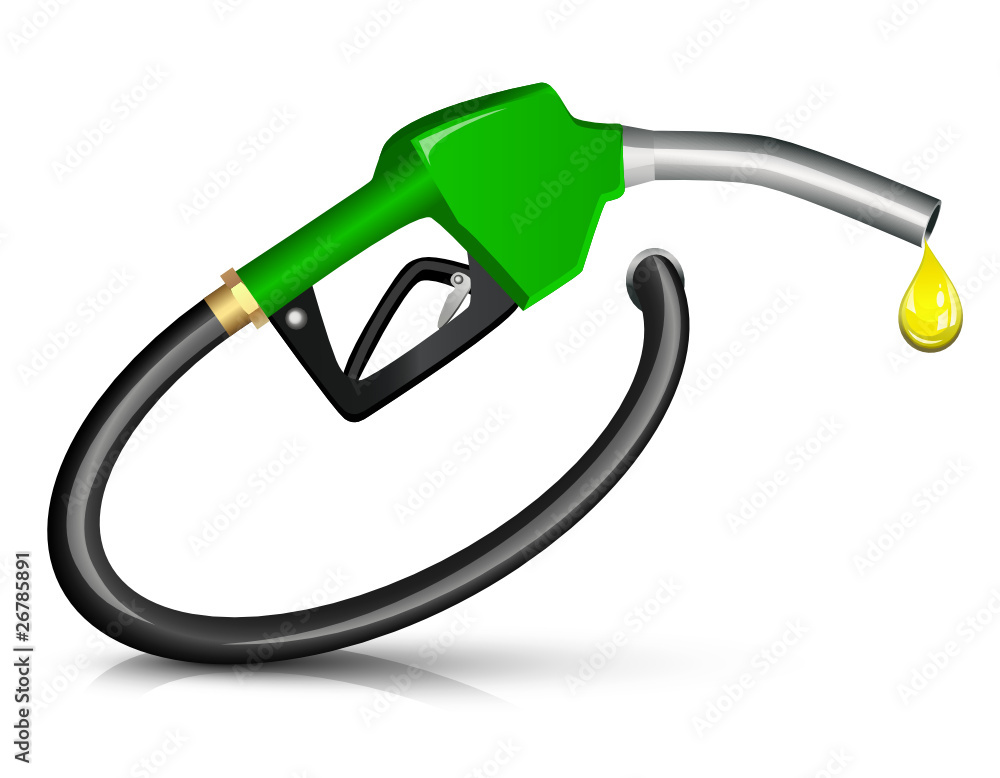 Gasoline Fuel Nozzle giving a drop Gasoline Fuel Nozzle giving a drop