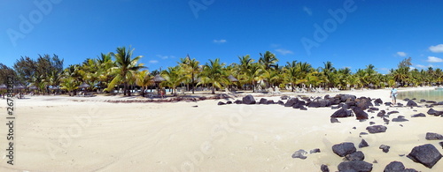 Fototapeta Naklejka Na Ścianę i Meble -  Panoramique des plages du sud de Maurice.