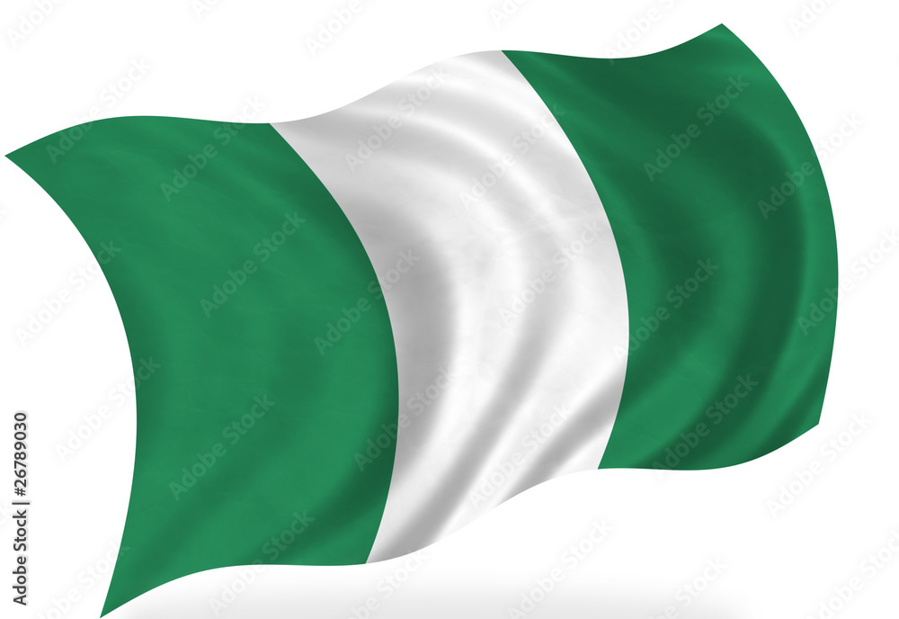 Obraz premium Nigeria flag