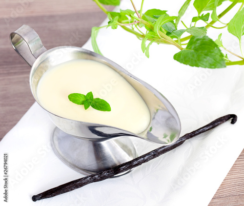 frische Vanillesosse