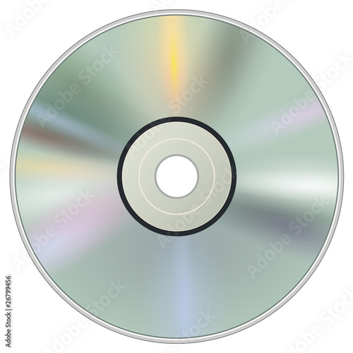 DVD CD disc, vector.