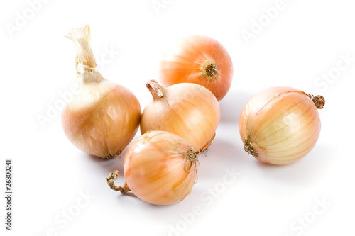 five fresh onions