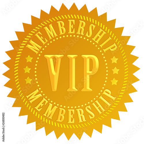 Vip membership sign photo