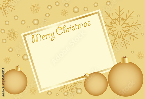 Abstract golden christmas  background, with room for text