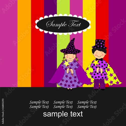 TARJETA FIESTA DISFRACES