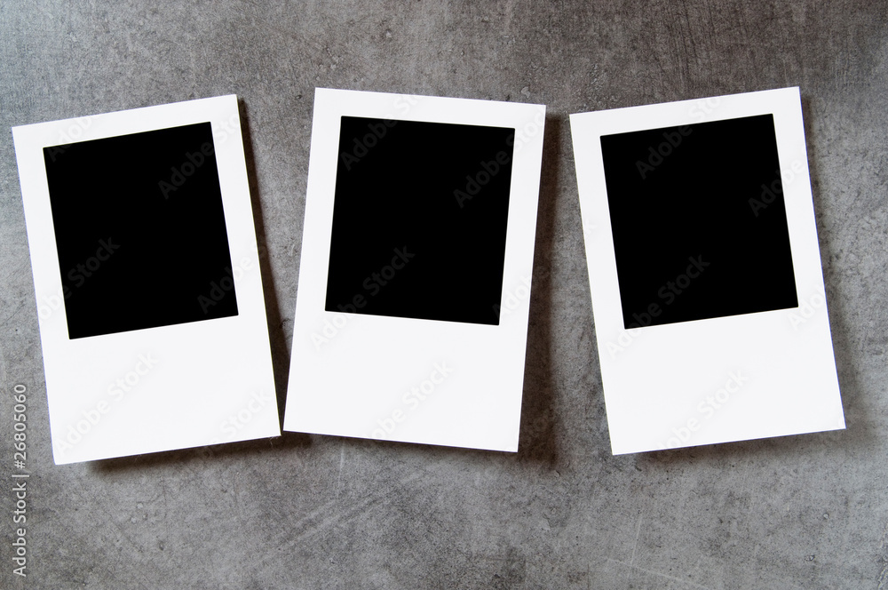Designer concept - blank photo frames for your photos Designer concept - blank photo frames for your photos