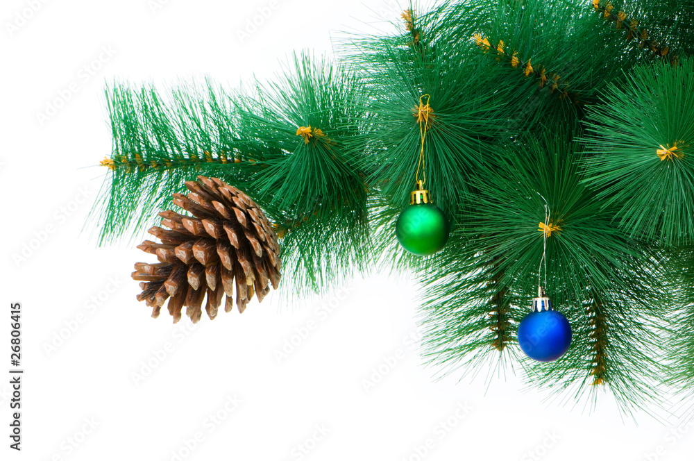 Christmas decoration on the tree Christmas decoration on the tree