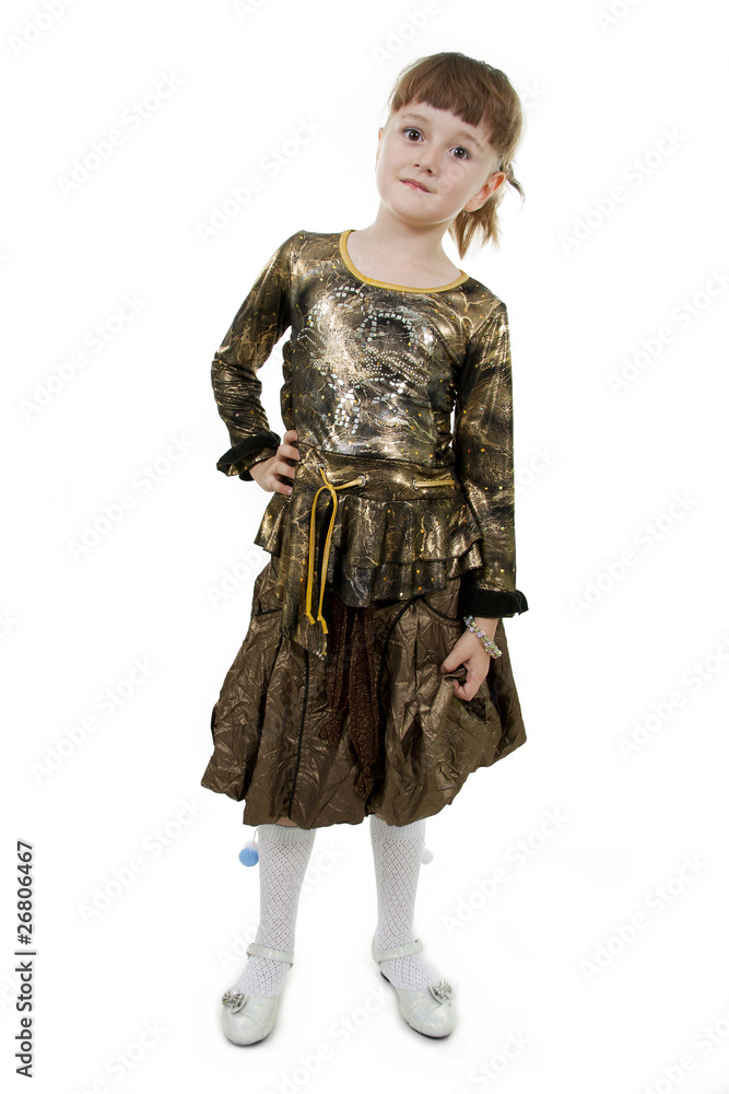 Small girl of fashion