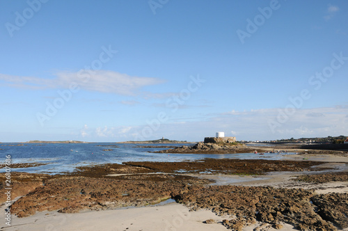 Fort Grey in Portelet harbour, Guernsey photo