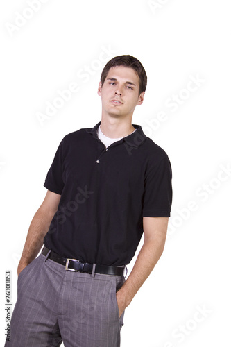 Portrait of stylish young man