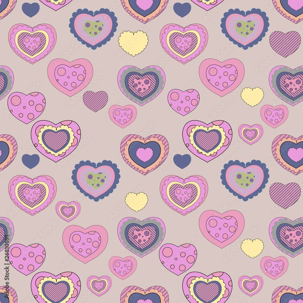 Seamless valentine pattern
