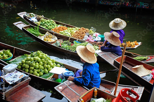 Floating Market in Thailand