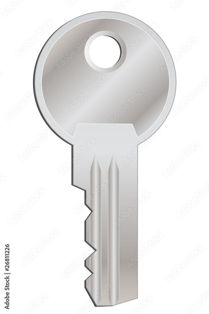 a metal key a metal key