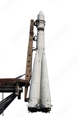 first rocket - museums exhibit isolate