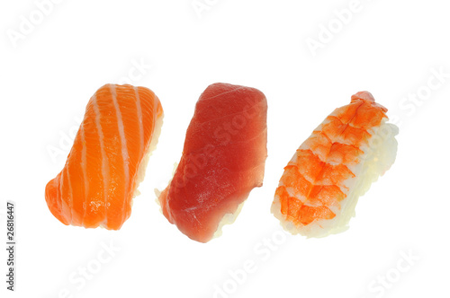Raw Seafood Japanese Sushi Rice Roll