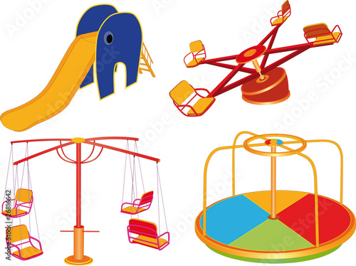 The complete set a children's swing