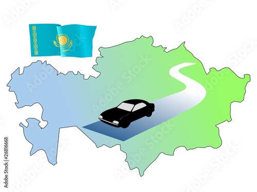 roads of Kazakhstan