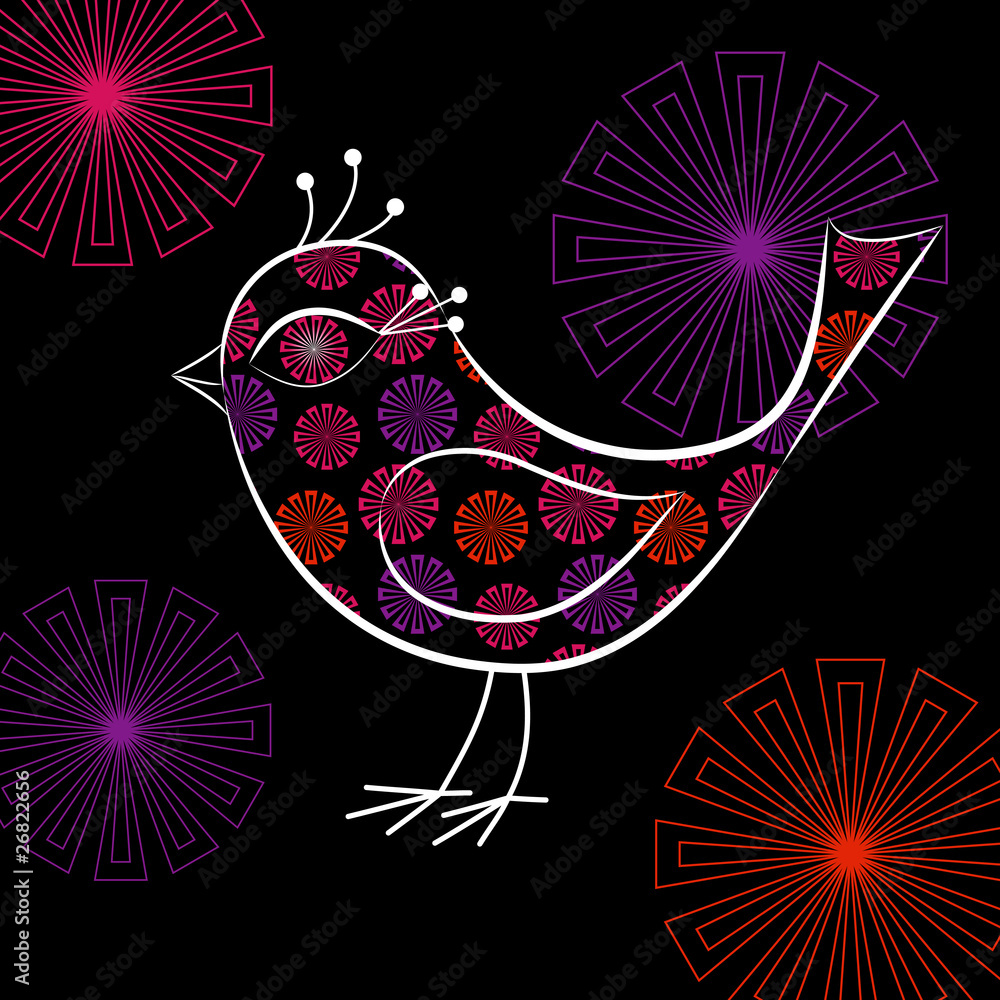 Floral bird Floral bird