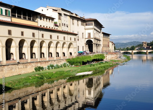 Arno River reflections