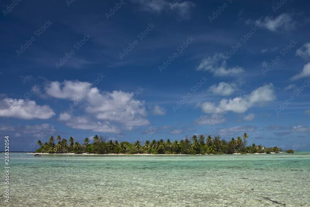 Atollo in Polinesia