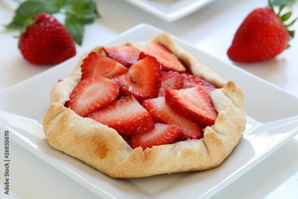 Strawberry Galette Strawberry Galette