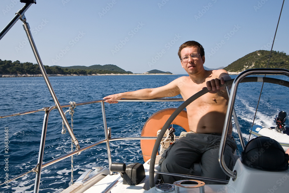 yacht steersman
