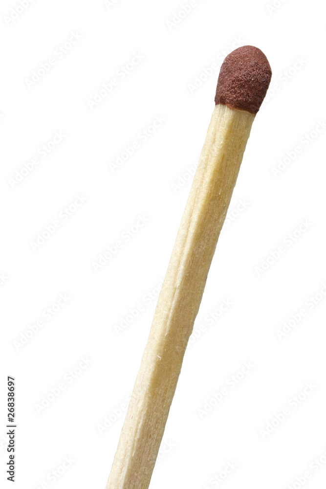 A match isolated on white A match isolated on white