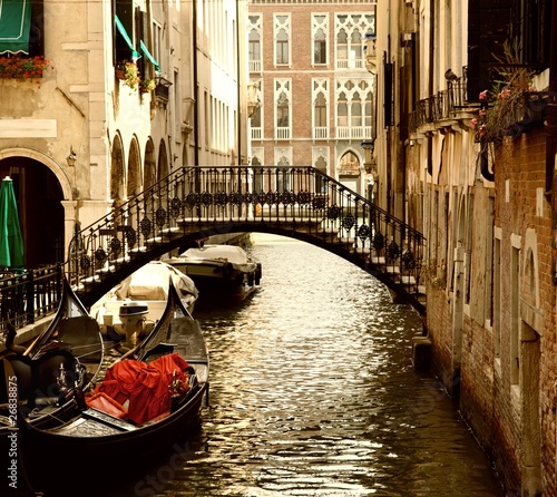 Traditional Venice gandola ride #26838875