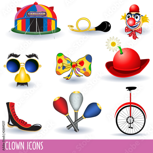 Clown icons