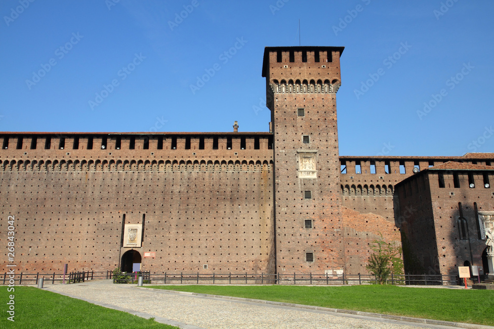 Milan - Castello Sforzesco castle