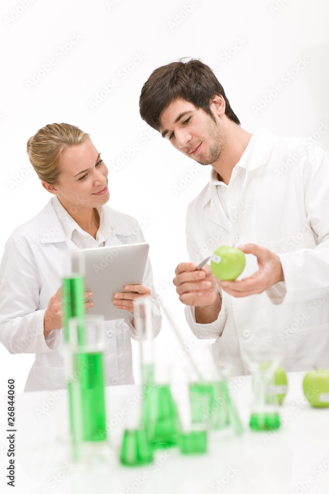 Genetic engineering - scientist in laboratory Genetic engineering - scientist in laboratory